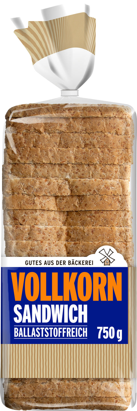 GaB Vollkorn Sandwich 750 g