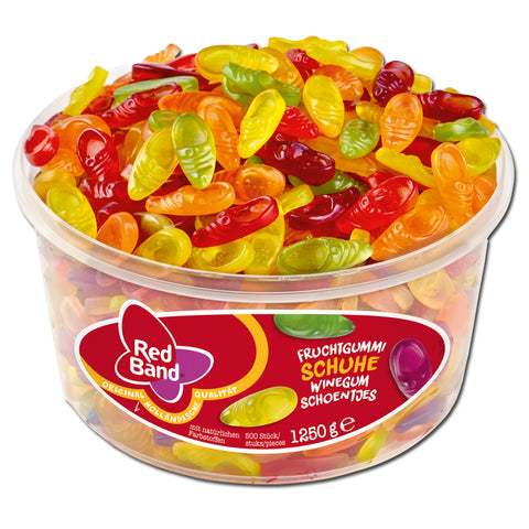 Red Band Fruchtgummi Schuhe, 500 Stück