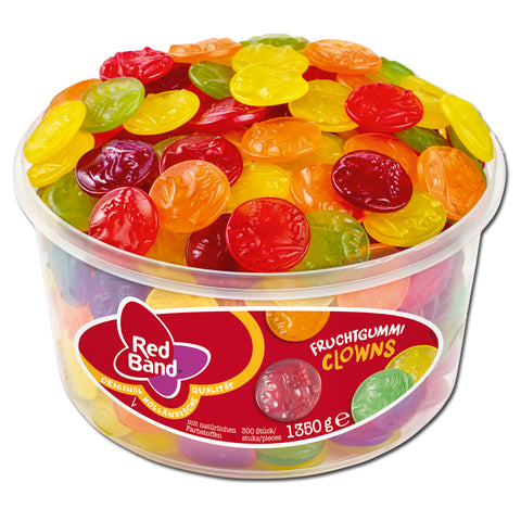 Red Band Fruchtgummi Clowns, 300 Stück
