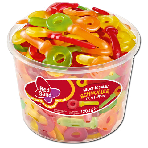 Red Band Fruchtgummi Schnuller, 100 Stück
