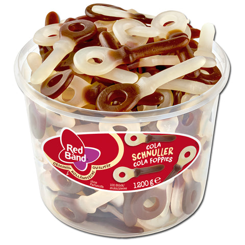 Red Band Cola Schnuller, Fruchtgummi, 100 Stück
