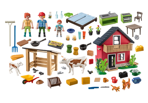 Playmobil 71248 Bauernhaus mit Wohn- und Schlafbereich