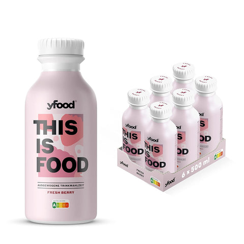 yfood Trinkmahlzeit Fresh Berry 500ml