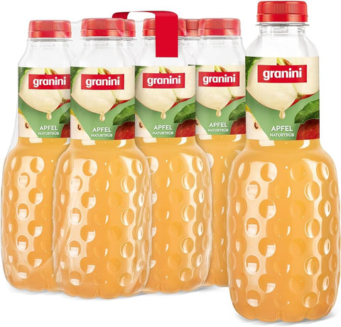 granini Apfel naturtrüb 6 x 1l MHD 27.06.2025