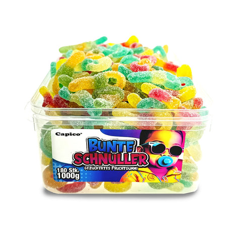 Capico Bunte Schnuller sauer 180 Stück