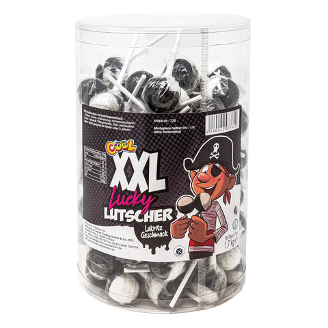 Cool XXL Lucky Lutscher Lakritz 100 Stück