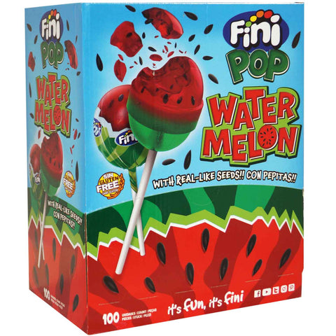 Fini Pop Watermelon Lolli 100 Stück