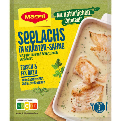 Maggi Fix Seelachs in Kräuter-Sahne 33 g
