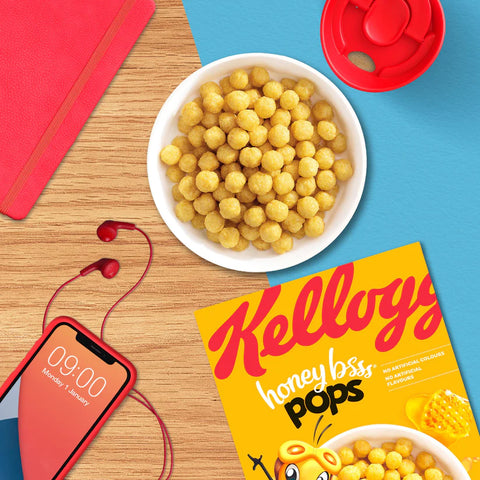 Kellogg's Honey Bsss Pops - 400g