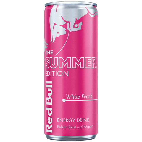 Red Bull Energy Drink Summer Edition White Peach 0,25 l