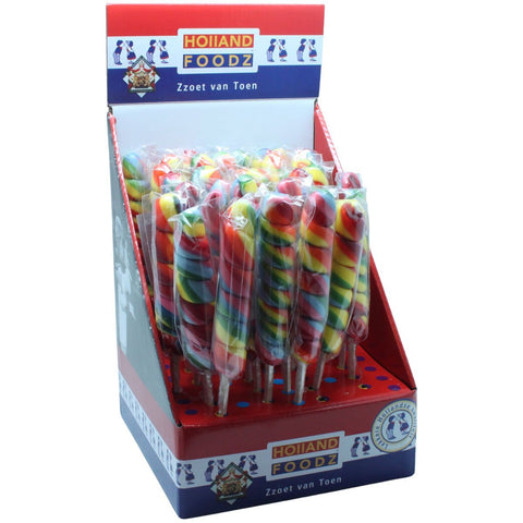 Holland Foodz Twist Lolly Regenbogen 34 Stück