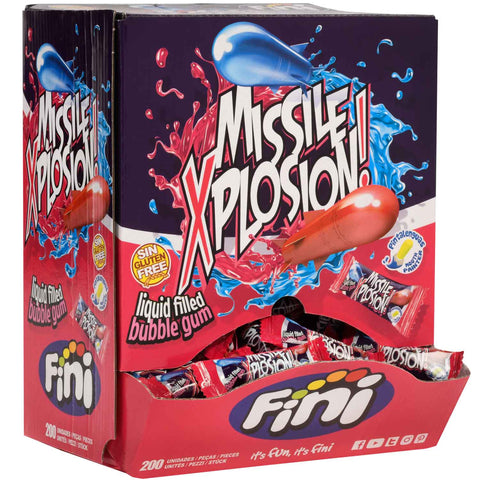 Fini Missile Xplosion Bubble Gum 200 Stück