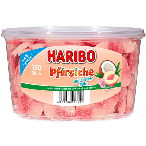 Haribo Pfirsiche White Peach-Aloha 150er