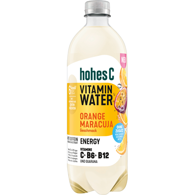 hohes C Vitamin-Wasser Orange Maracuja 0,5 l