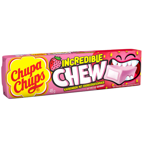 Chupa Chups Incredible Chew Erdbeere 10 Stück