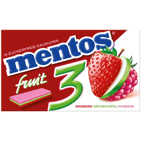 mentos Fruit 3 Kaugummi 14 Stück
