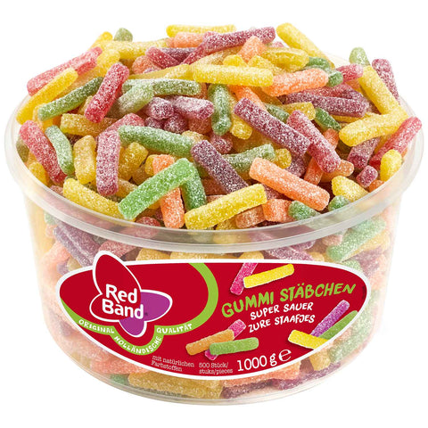 Red Band Gummi Stäbchen super sauer