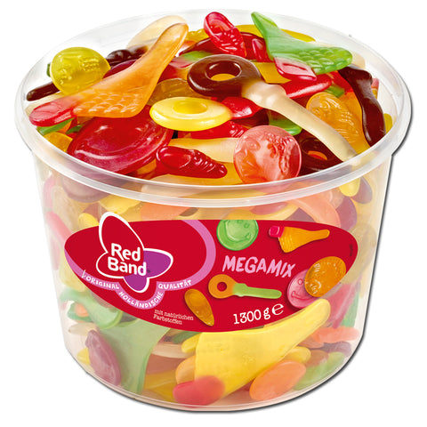 Red Band Mega Mix Fruchtgummi 1300g Dose
