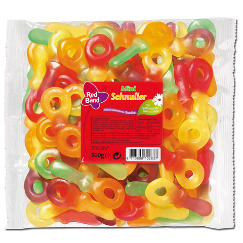 Red Band Fruchtgummi Schnuller Mini, 500g Beutel