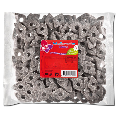 Red Band Salzdiamanten Minis, Lakritz, 400g Beutel