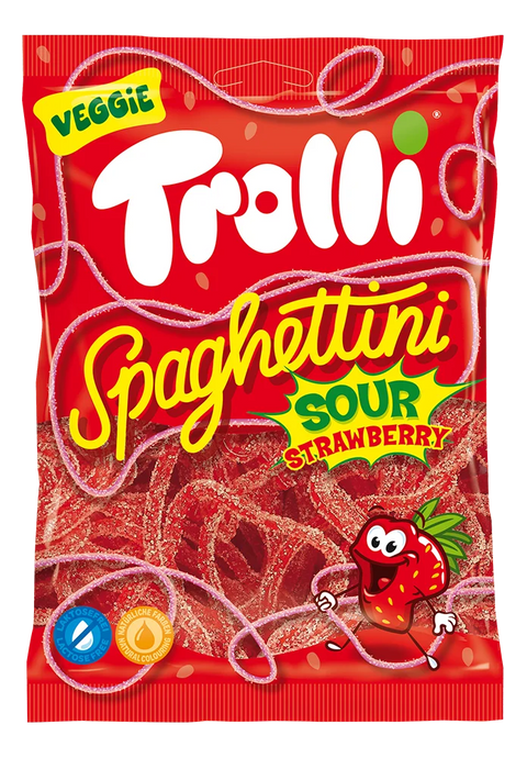 Trolli Spaghettini - Erdbeer 150g