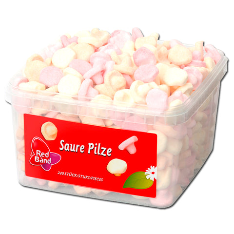 Red Band Saure Pilze, Schaumzucker, 240 Stück