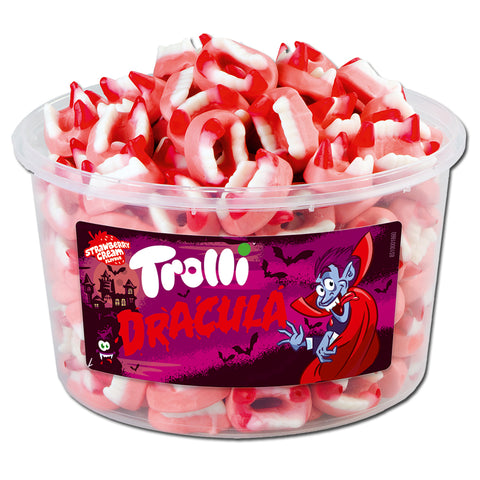 Trolli Mini Dracula, Fruchtgummi, Schaumzucker, 150 Stk