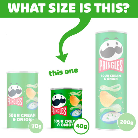 Pringles Sour Cream & Onion 40g