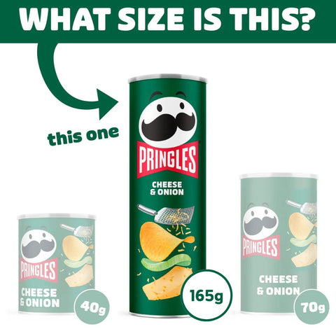 Pringles Cheese & Onion - 165g