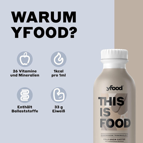 yfood Trinkmahlzeit Cold Brew Coffee