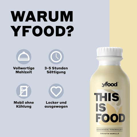 yfood Trinkmahlzeit Smooth Vanilla 500ml