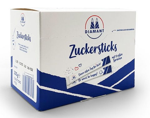 Diamant Zuckersticks - 250 g mit 50 Sticks à 5 g