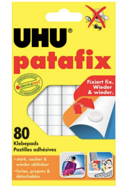 Klebestücke Patafix weiß UHU 48810