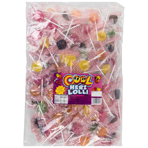 Cool Herz Lolli 200 Stück