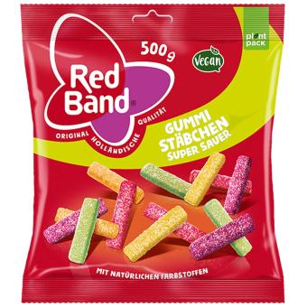 Red Band Gummi Stäbchen super sauer 500 g