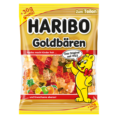 Haribo Goldbären 175 g + 30 g gratis