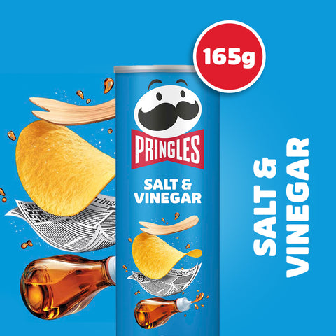 Pringles Salt & Vinegar - 165g
