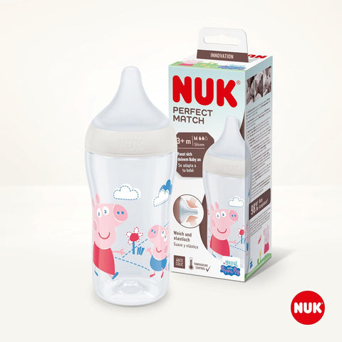 NUK Perfect Match Babyflasche Peppa Pig 260 ml