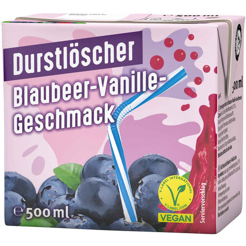 Durstlöscher Blaubeer-Vanille 500ml