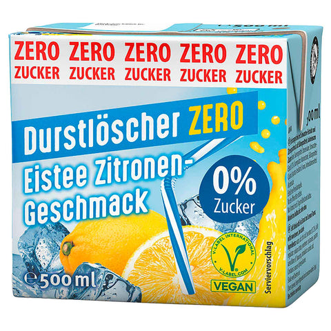 Durstlöscher Eistee Zitrone Zero 500ml