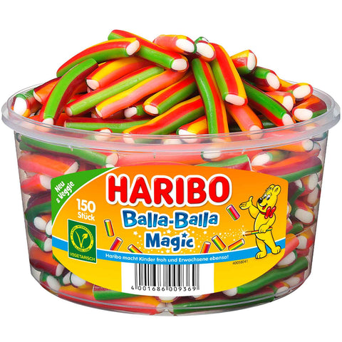 Haribo Stückartikel Balla-Balla Magic - 1,2 kg Dose