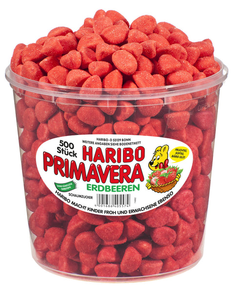 Haribo Primavera, Erdbeeren, Schaumzucker, 150 Stück