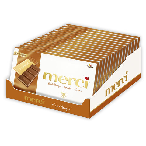 merci Tafelschokolade Edel-Nougat 112g