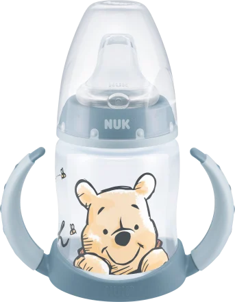NUK Trinklernflasche First Choice Disney Temperature Control , anthrazit, 6-18 Monate, 150ml, 1 St