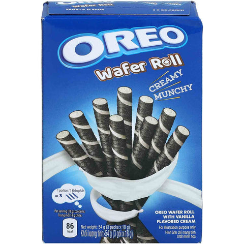 Oreo Wafer Roll Vanilla 54 g
