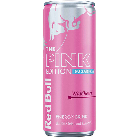 Red Bull Energy Drink Pink Edition Waldbeere Sugarfree 250ml