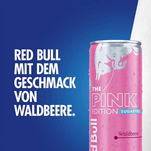 Red Bull Energy Drink Pink Edition Waldbeere Sugarfree 250ml