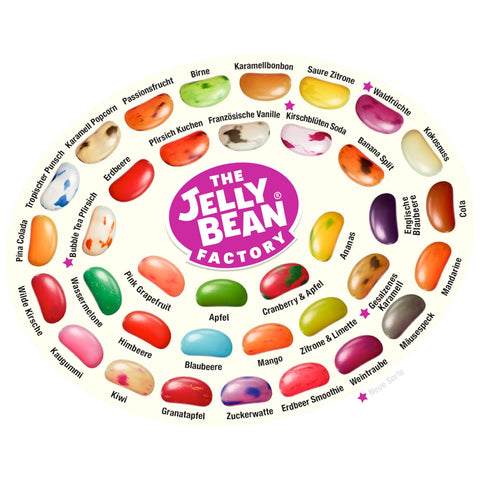 The Jelly Bean Factory 36 Huge Flavours Cup 80g