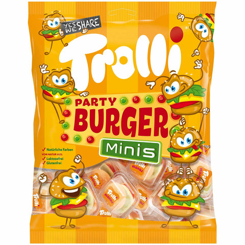 Trolli Party Burger Minis 17x10g